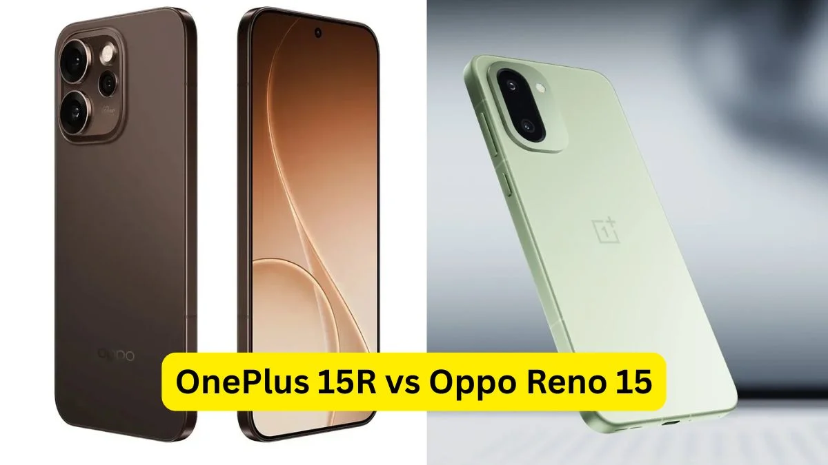 OnePlus 15R vs Oppo Reno 15